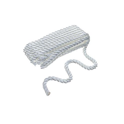 Seachoice High Quality Dock Rope for Boating - 3-Strand Twisted Nylon Dock Line, ½-Inch x 15 Feet, White