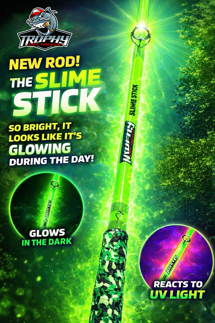 The Slime Stick Catfish Rod - Casting