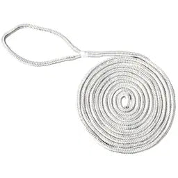 Seachoice High Quality Dock Rope for Boating - 3-Strand Twisted Nylon Dock Line, ½-Inch x 25 Feet, White